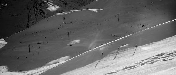 View from the Allouette Piste of Monte de la Chambre, Meribel