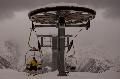 Telesiege lift, Ciavalet piste, Auron de Tinee, France