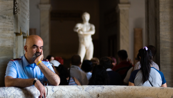 From the Rome gallery, this Vatican guard momentarily dozing always makes me smile. The yellow LI...