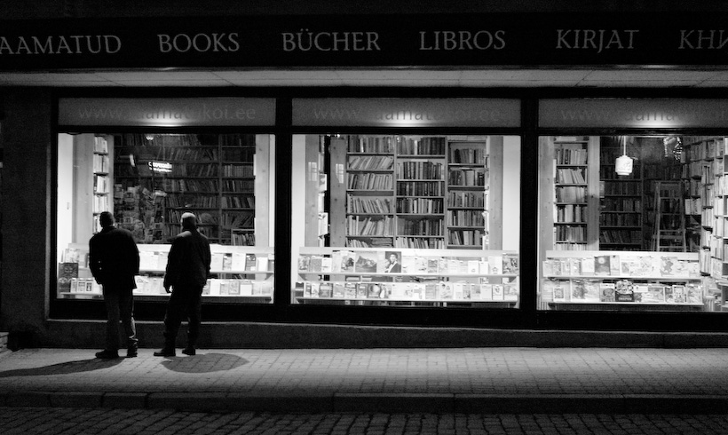 Tallinn bookshop, January 2008