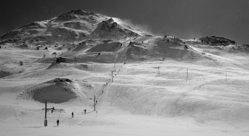 Val Cenis, France. You can see the border with Italy in the distance.